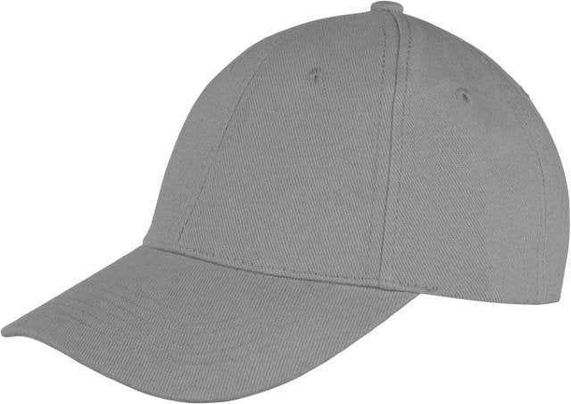 Result Headwear Memphis Brushed Cotton Low Profile Cap – Dove Grey