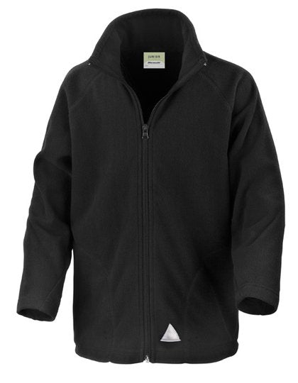 Result Core Junior Microfleece Jacket – Black