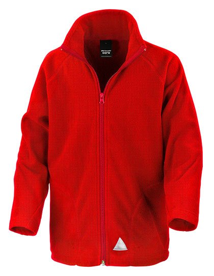 Result Core Junior Microfleece Jacket – Red