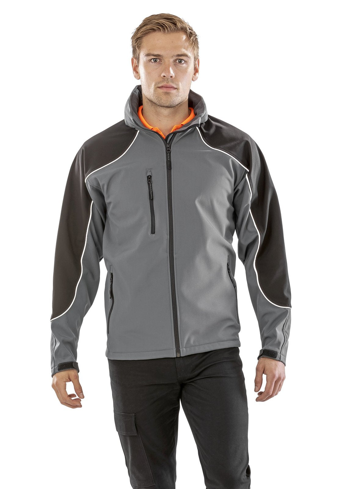 Result Workguard Hooded Soft Shell Jacket
