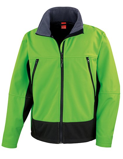 Result Activity Softshell Jacket – Vivid Green / Black
