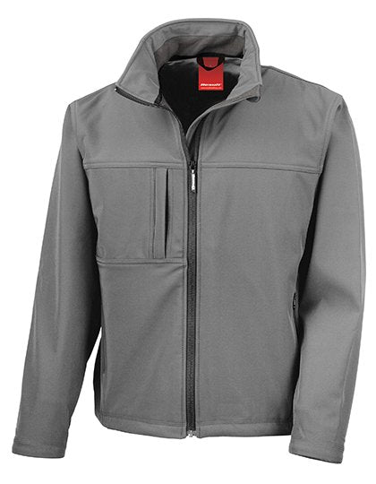 Result Classic Soft Shell Jacket – Workguard Grey