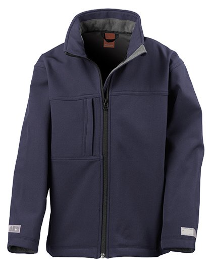 Result Junior Classic Soft Shell Jacket – Navy