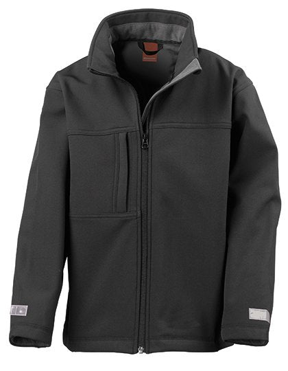 Result Youth Classic Soft Shell Jacket – Black