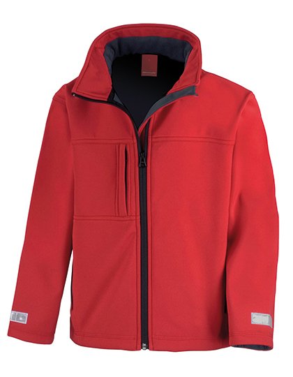 Result Youth Classic Soft Shell Jacket – Red