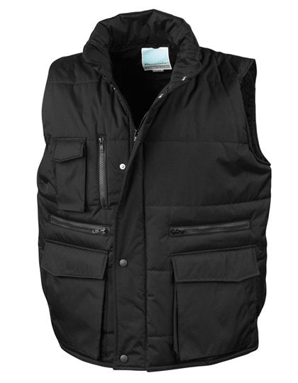 Result Workguard Lance Ripstop Bodywarmer – Black