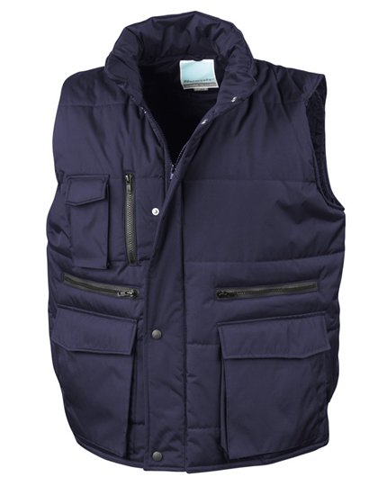 Result Workguard Lance Ripstop Bodywarmer – Navy