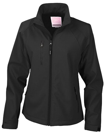 Result Women's Base Layer Soft Shell Jacket – Black
