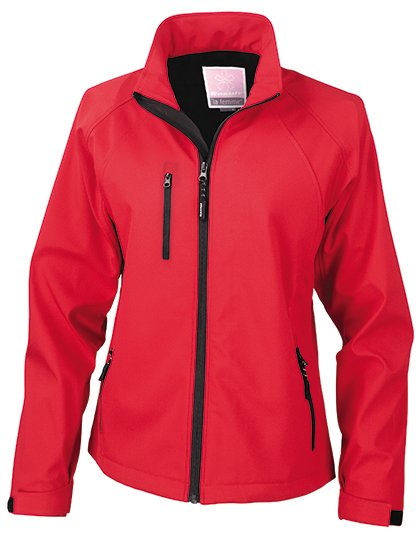 Result Women's Base Layer Soft Shell Jacket – Red