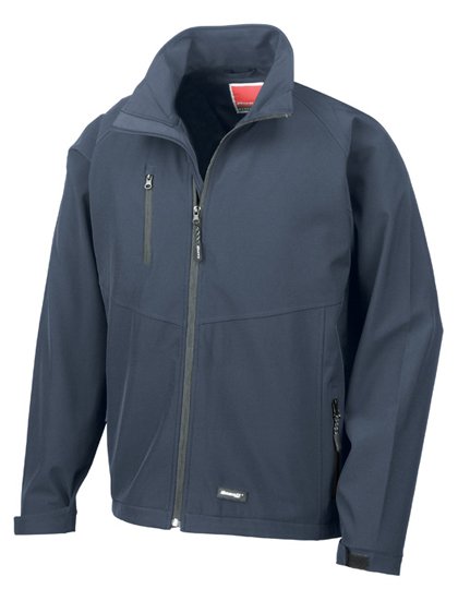 Result Men's Base Layer Soft Shell Jacket – Navy