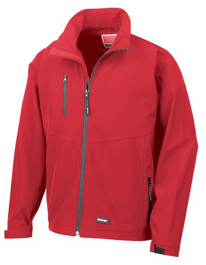 Result Men's Base Layer Soft Shell Jacket – Red