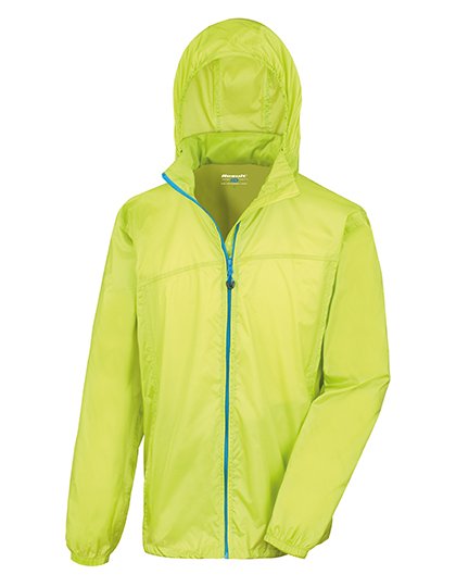 Result Urban HDi Quest Lightweight Stowable Jacket – Lime / Royal