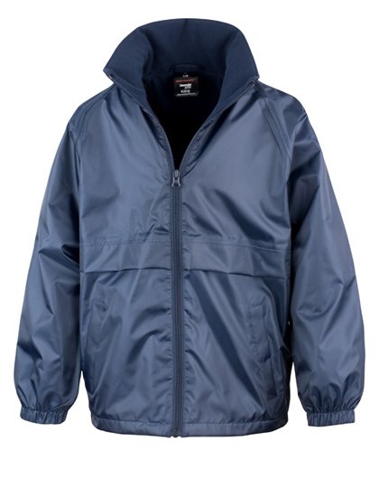Result Core Junior Microfleece Lined Jacket – Navy