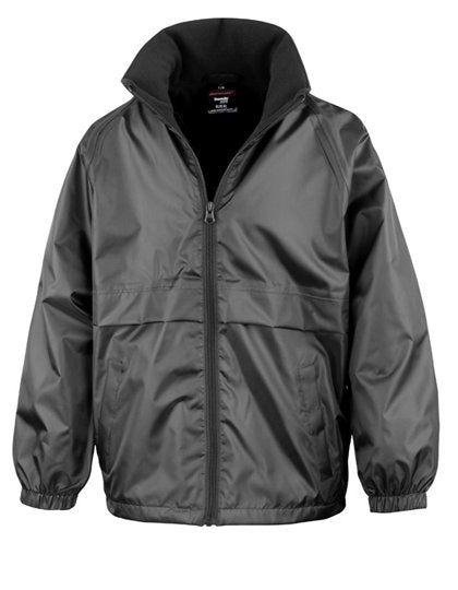 Result Core Youth Microfleece Lined Jacket – Black