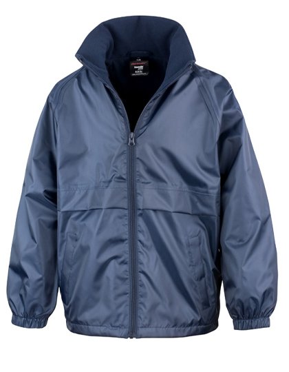 Result Core Youth Microfleece Lined Jacket – Navy