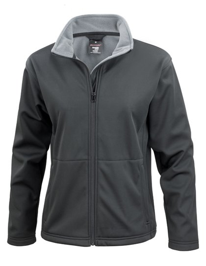 Result Core Women's Softshell Jacket – Black