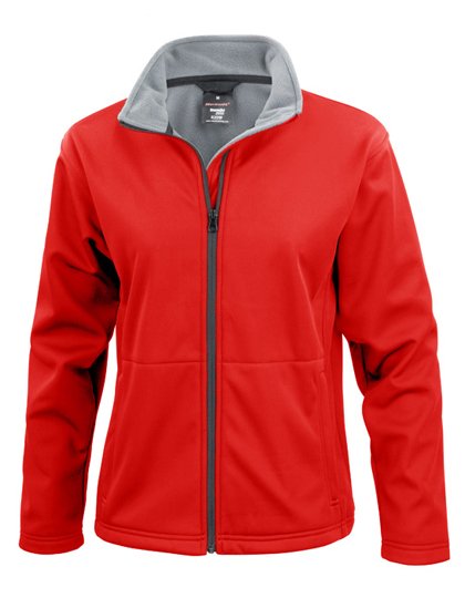 Result Core Women's Softshell Jacket – Red