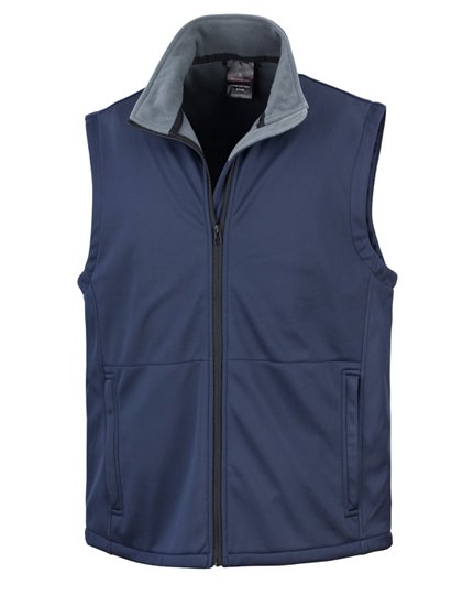 Result Core Soft Shell Bodywarmer – Navy