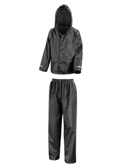 Result Core Junior Rain Suit – Black