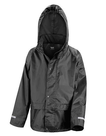 Result Core Junior Rain Jacket – Black