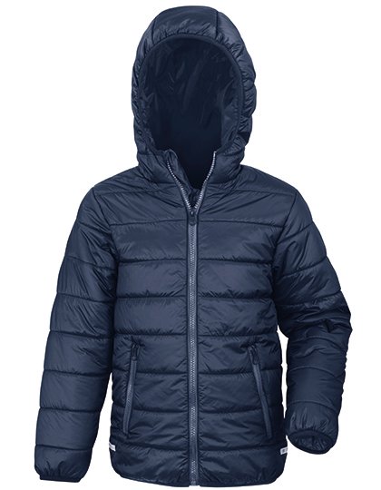 Result Core Junior Soft Padded Jacket – Navy / Navy