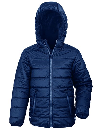 Result Core Youth Soft Padded Jacket – Navy / Navy