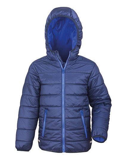 Result Core Youth Soft Padded Jacket – Navy / Royal