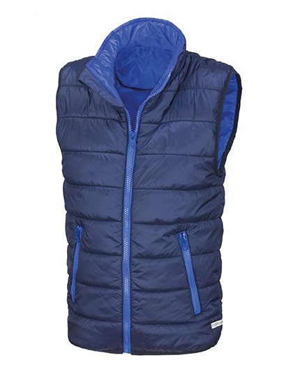 Result Core Junior Soft Padded Bodywarmer – Navy / Royal