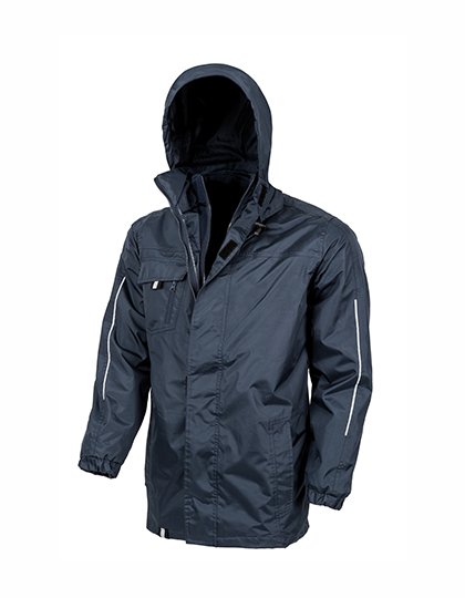 Result Core 3-in-1 Transit Jacket With Printable Softshell Inner – Navy