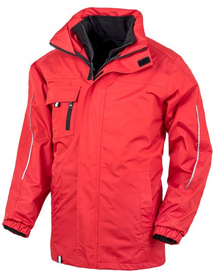 Result Core 3-in-1 Transit Jacket With Printable Softshell Inner – Red