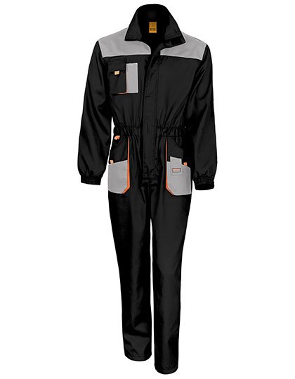 Result Workguard Lite Coverall – Black / Grey