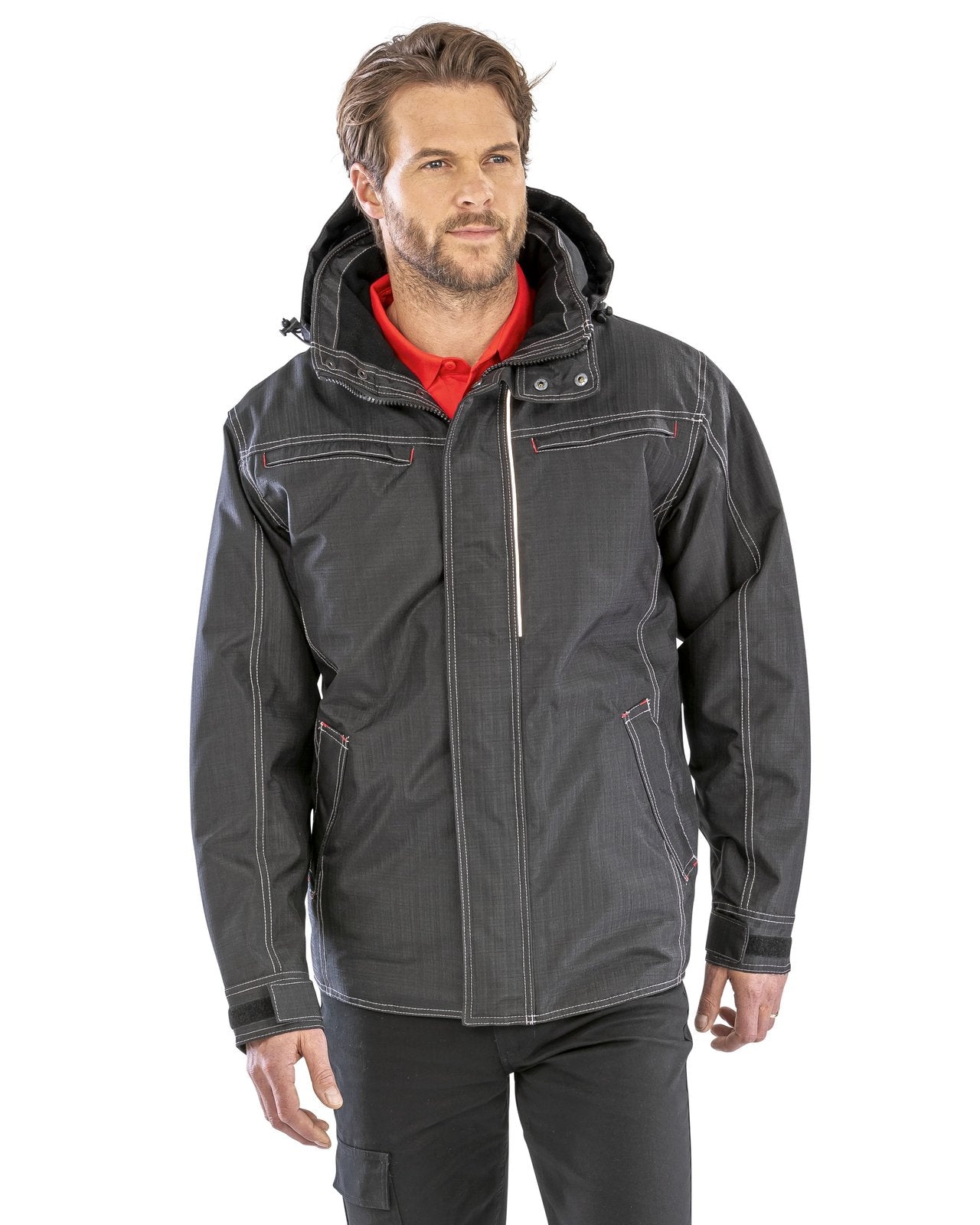 Result Workguard Denim Texture Rugged Jacket