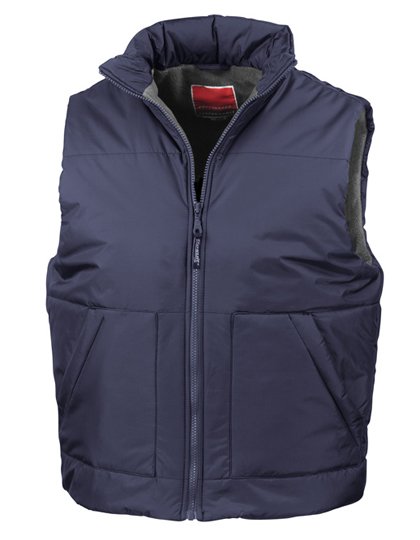 Result Fleeced Lined Bodywarmer – Navy