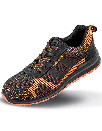 Result Workguard Unisex Hardy Safety Trainer – Black / Orange