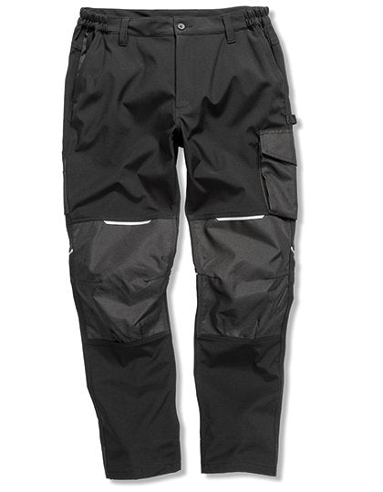 Result Workguard Slim Fit Soft Shell Work Trouser – Black