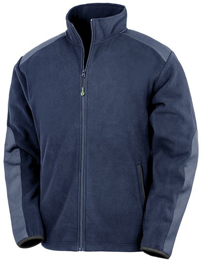 Result Workguard Recycled Heavy Duty Microfleece Jacket – Navy