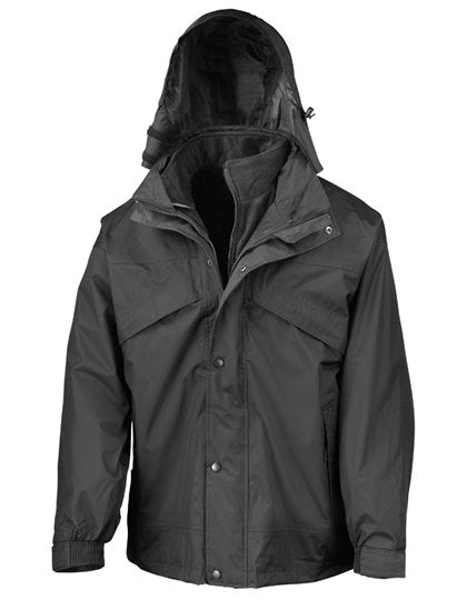 Result 3-in-1 Zip & Clip Jacket – Black