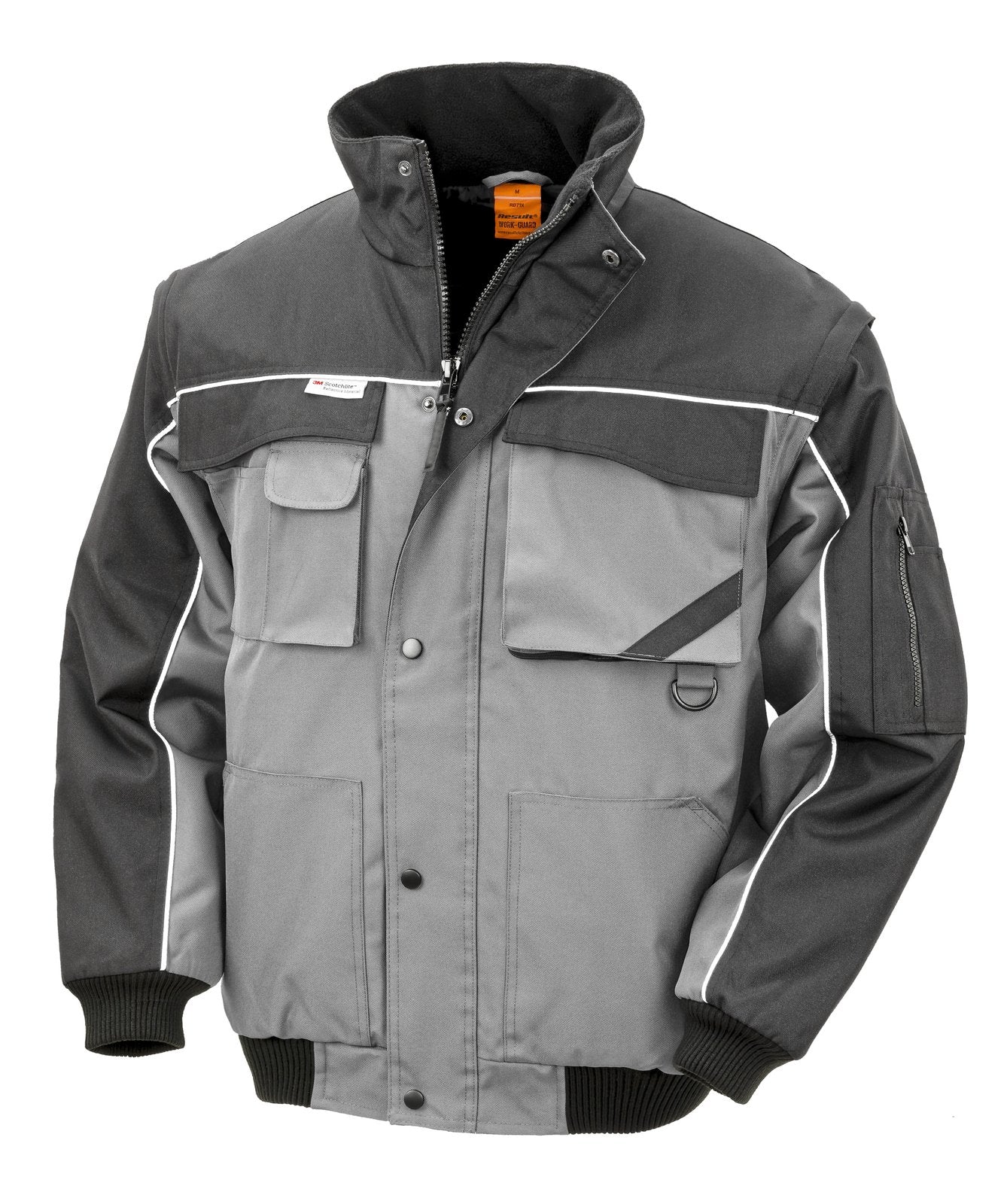 Result Workguard Zip Sleeve Heavy Duty Jacket