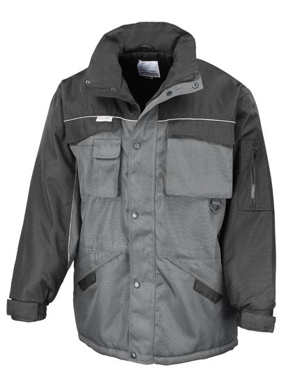 Result Workguard Heavy Duty Combo Coat – Grey / Black