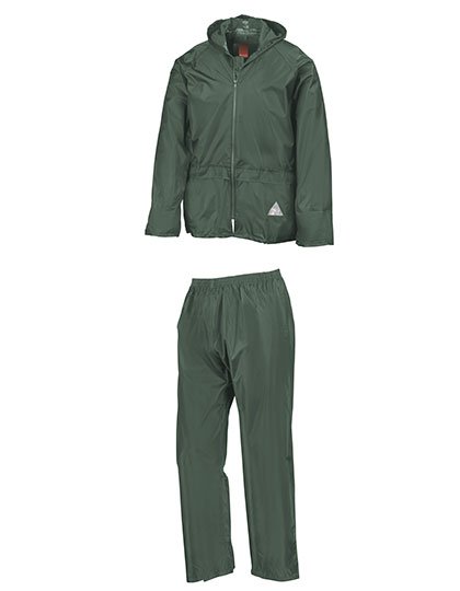 Result Waterproof Jacket & Trouser Set – Olive Green