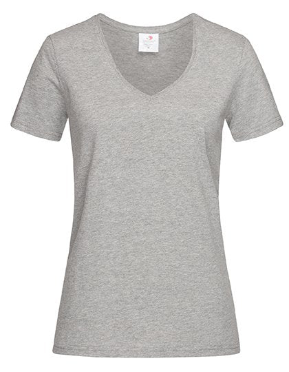 Stedman® Classic-T V-Neck Women – Grey Heather