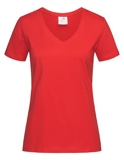 Stedman® Classic-T V-Neck Women – Scarlet Red