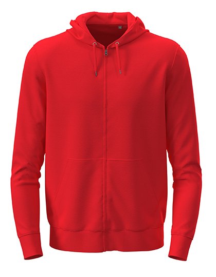 Stedman® Classic Zip Hoodie – Scarlet Red