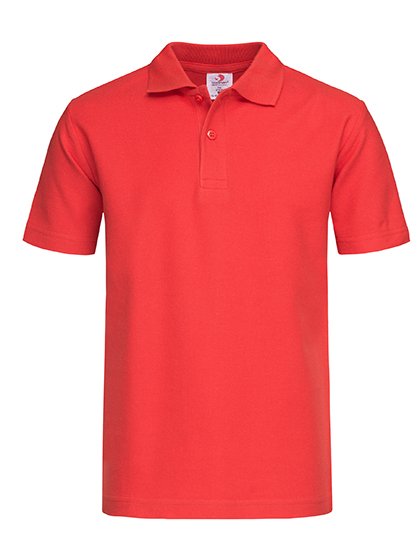 Stedman® Kids' Classic Polo – Scarlet Red