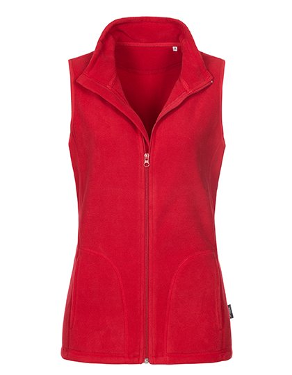 Stedman® Classic Fleece Vest Women – Scarlet Red