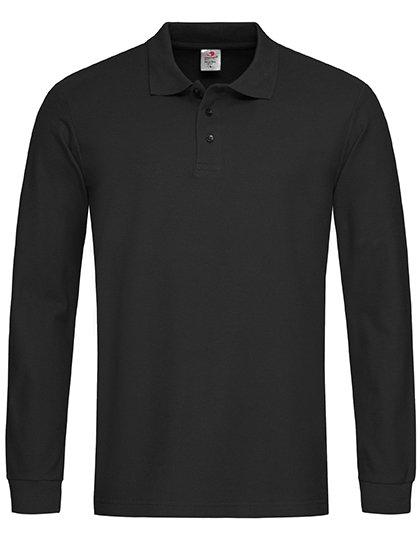 Stedman® Classic Polo Long Sleeve – Black Opal