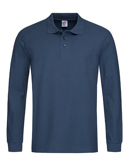 Stedman® Classic Polo Long Sleeve – Navy Blue