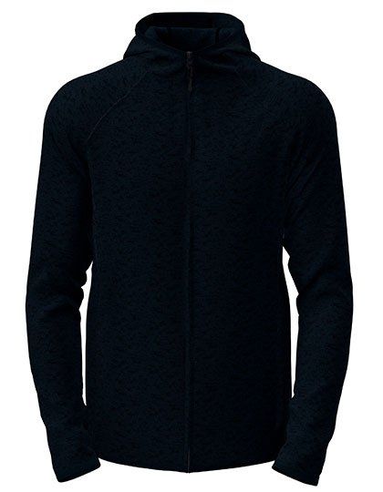 Stedman® Lux Hooded Knitfleece Jacket – Blue Midnight Heather