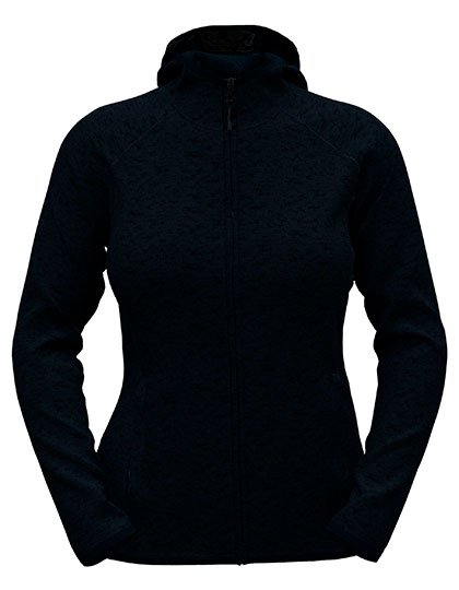 Stedman® Lux Hooded Knitfleece Jacket Women – Blue Midnight Heather