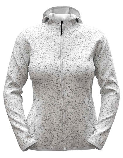 Stedman® Lux Hooded Knitfleece Jacket Women – Light Grey Heather